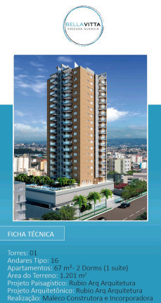 Imagem Apartamento com 2 Quartos à Venda,  em Enseada - Guarujá
