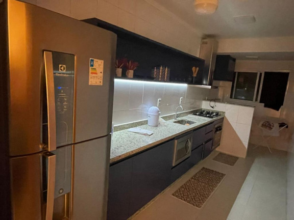 Imagem Apartamento com 2 Quartos para Temporada, 100 m² em Guilhermina - Praia Grande - Praia Grande