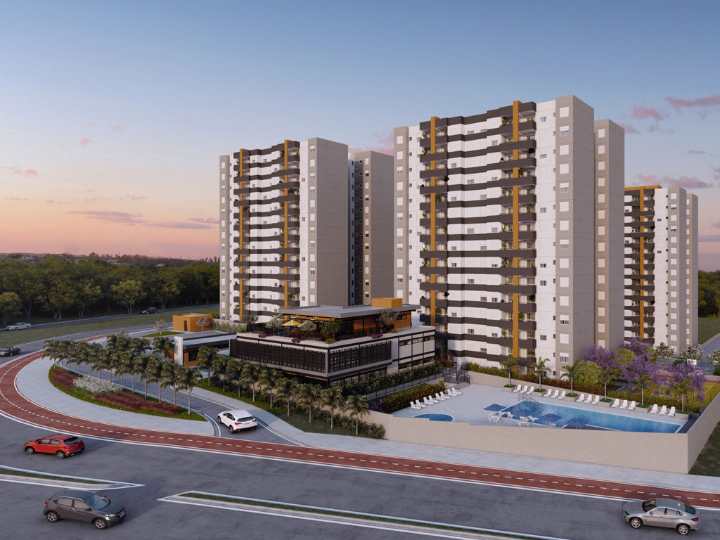 Imagem Apartamento com 2 Quartos à Venda, 64 m²em Engordadouro - Jundiaí