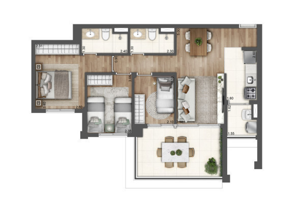 Imagem Apartamento com 3 Quartos à Venda,  em Sacomã - São Paulo