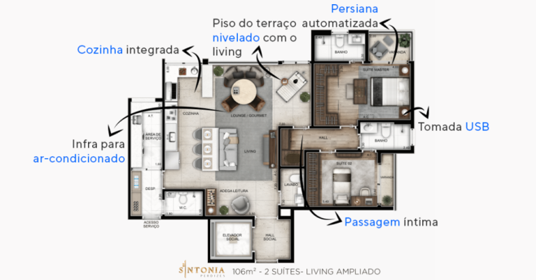 Imagem Apartamento com 3 Quartos à Venda, 106 m²em Perdizes - São Paulo