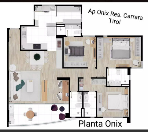 Imagem Apartamento com 3 Quartos à Venda, em Tirol - Natal Imagem Apartamento com 3 Quartos à Venda, em Tirol - Natal