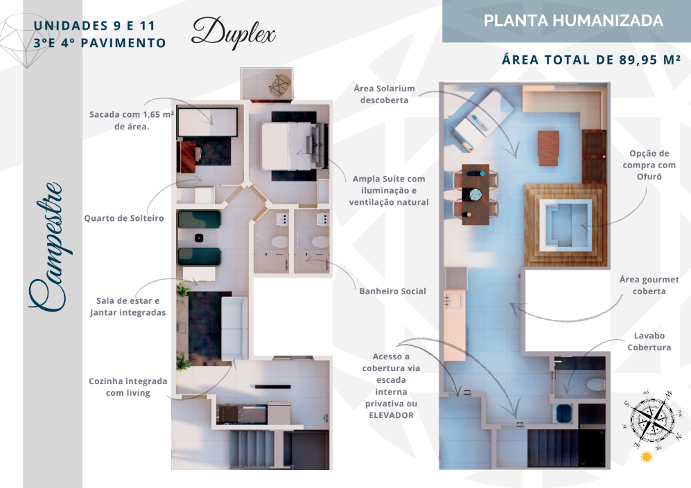Imagem Apartamento com 2 Quartos à Venda,  em Campestre - Santo André