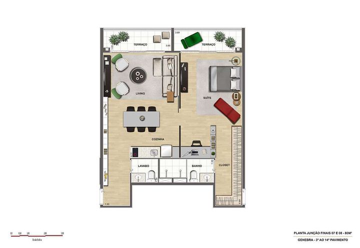 Foto do imóvel Apartamento com 1 Quarto à Venda, 37 m² em Bela Vista - São Paulo