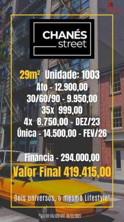 Imagem Studio com 1 Quarto à Venda, 29 m² em Indianópolis - São Paulo Imagem Studio com 1 Quarto à Venda, 29 m² em Indianópolis - São Paulo