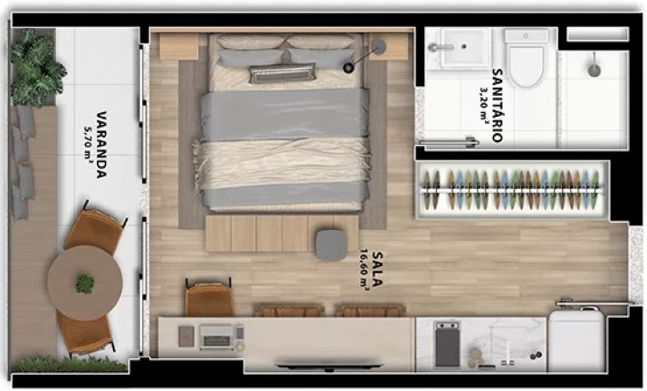 Imagem Studio com 1 Quarto à Venda, 26 m² em Rio Vermelho - Salvador