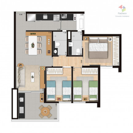Imagem Apartamento com 3 Quartos à Venda, 75 m² em Perdizes - São Paulo