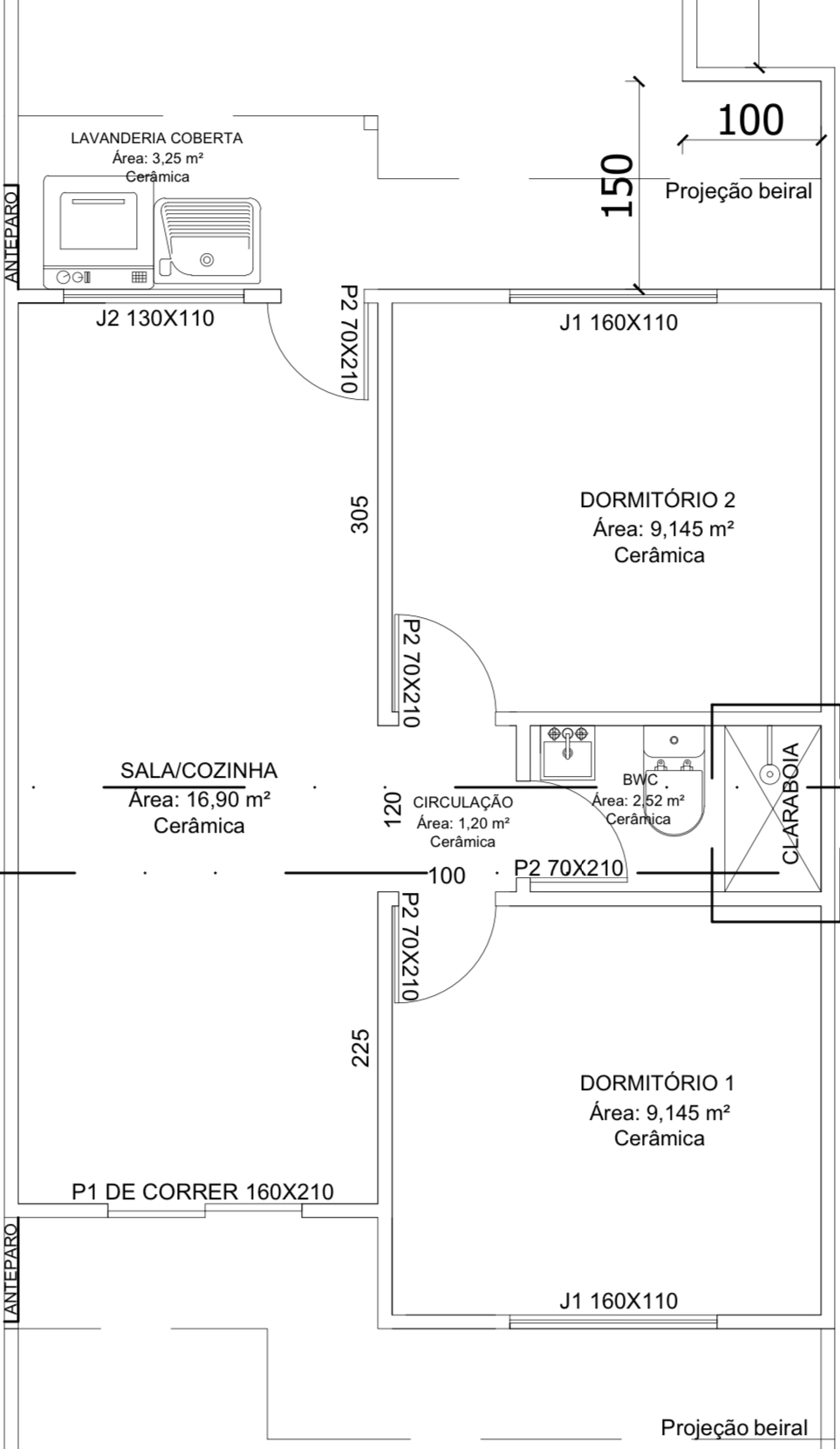 Imagem Casa com 2 Quartos à Venda, 46 m² em - Barra Velha Imagem Casa com 2 Quartos à Venda, 46 m² em - Barra Velha