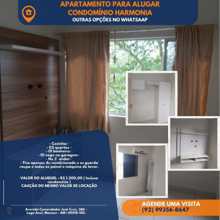 Imagem Apartamento com 2 Quartos para Alugar, 42 m² em Colônia Terra Nova - Manaus Imagem Apartamento com 2 Quartos para Alugar, 42 m² em Colônia Terra Nova - Manaus