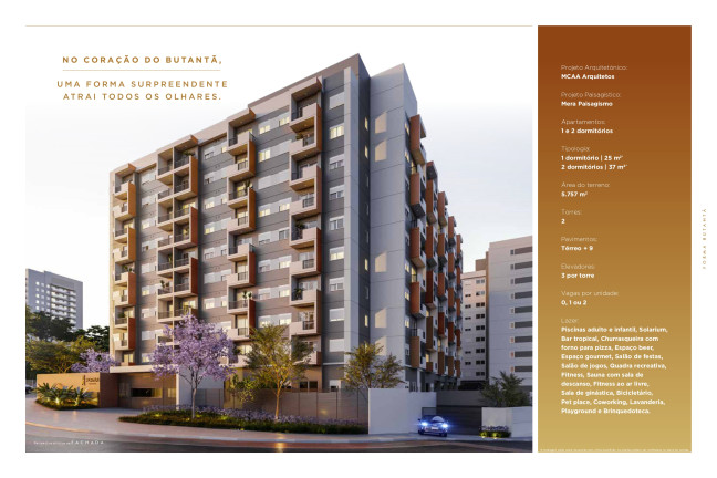 Imagem Apartamento com 2 Quartos à Venda, 36 m² em Vila Butantã - São Paulo