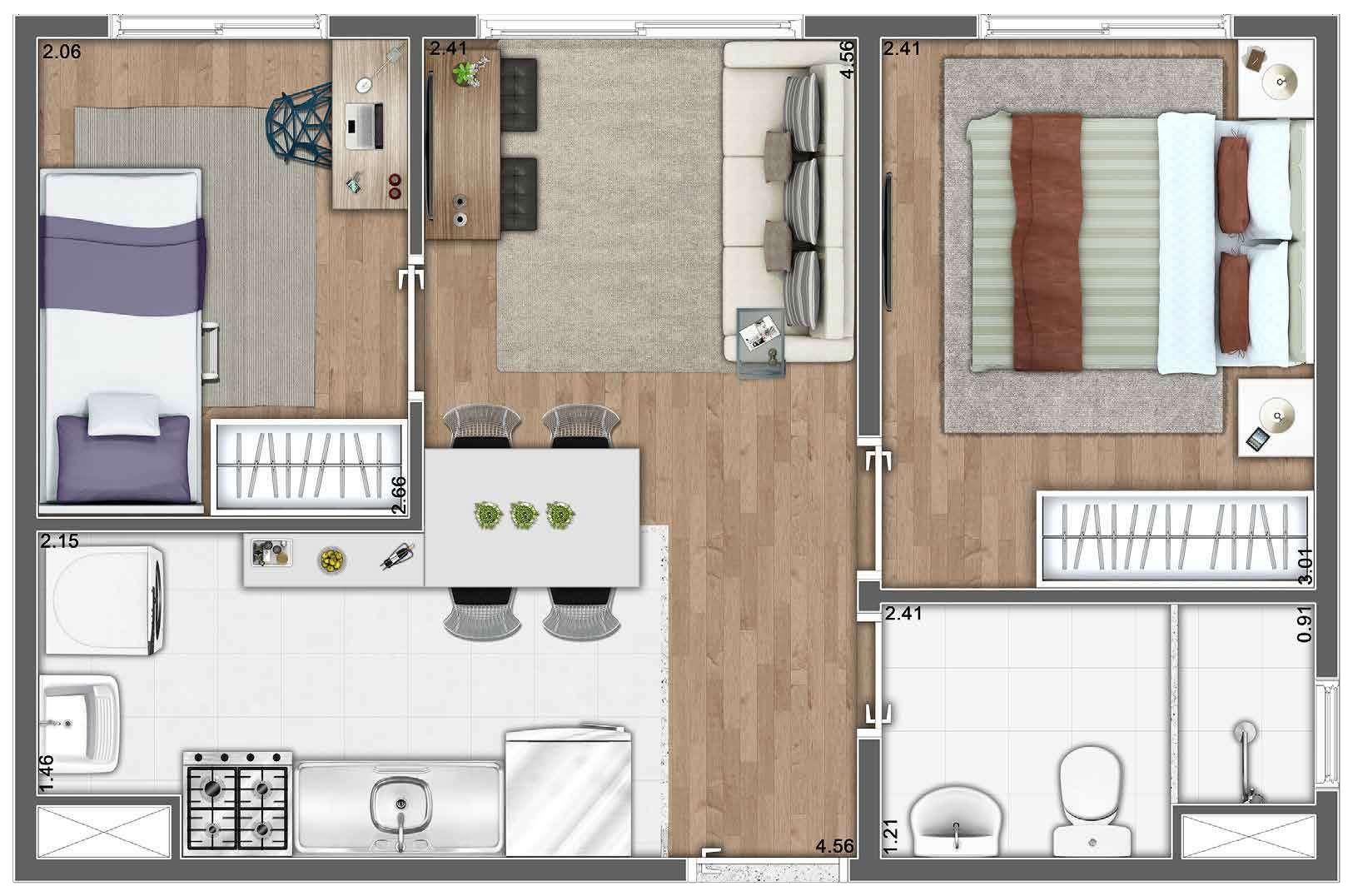 Imagem Apartamento com 2 Quartos à Venda, 35 m²em Parque Dom João Neri - São Paulo Imagem Apartamento com 2 Quartos à Venda, 35 m²em Parque Dom João Neri - São Paulo