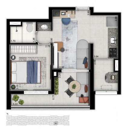 Imagem Apartamento com 3 Quartos à Venda, 68 m²em Vila Sônia - São Paulo