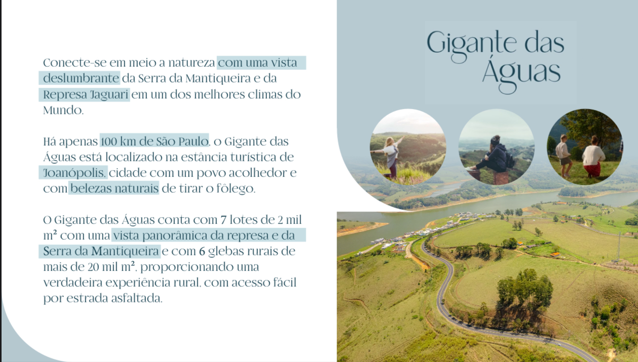 Imagem Terreno à Venda, 2.000 m² em Gigante das Águas - Joanópolis Imagem Terreno à Venda, 2.000 m² em Gigante das Águas - Joanópolis