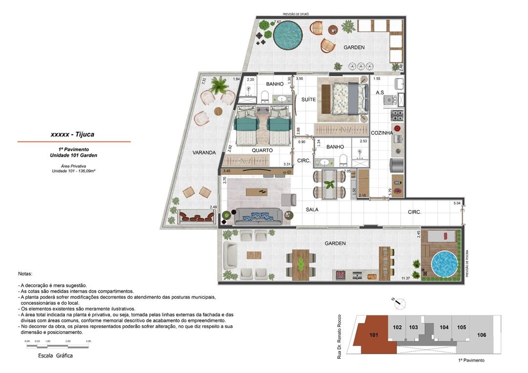 Imagem Studio com 1 Quarto à Venda, 34 m² em Tijuca - Rio de Janeiro