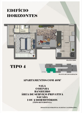 Imagem Apartamento com 2 Quartos à Venda,  em Vila Ré - São Paulo