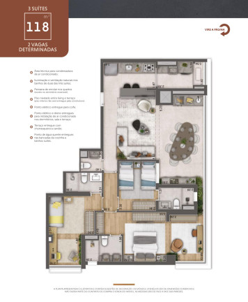 Imagem Apartamento com 3 Quartos à Venda, 118 m² em Jardim das Acácias - São Paulo