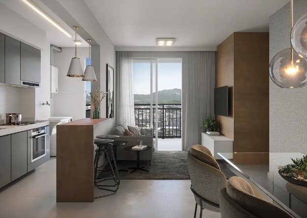 Imagem Apartamento com 2 Quartos à Venda, 53 m²em Centro - Nova Iguaçu