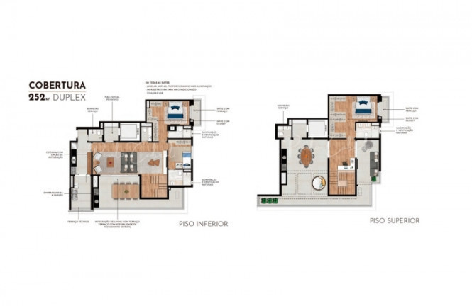 Imagem Cobertura com 3 Quartos à Venda, 252 m² em Jardim Aurélia - São Paulo