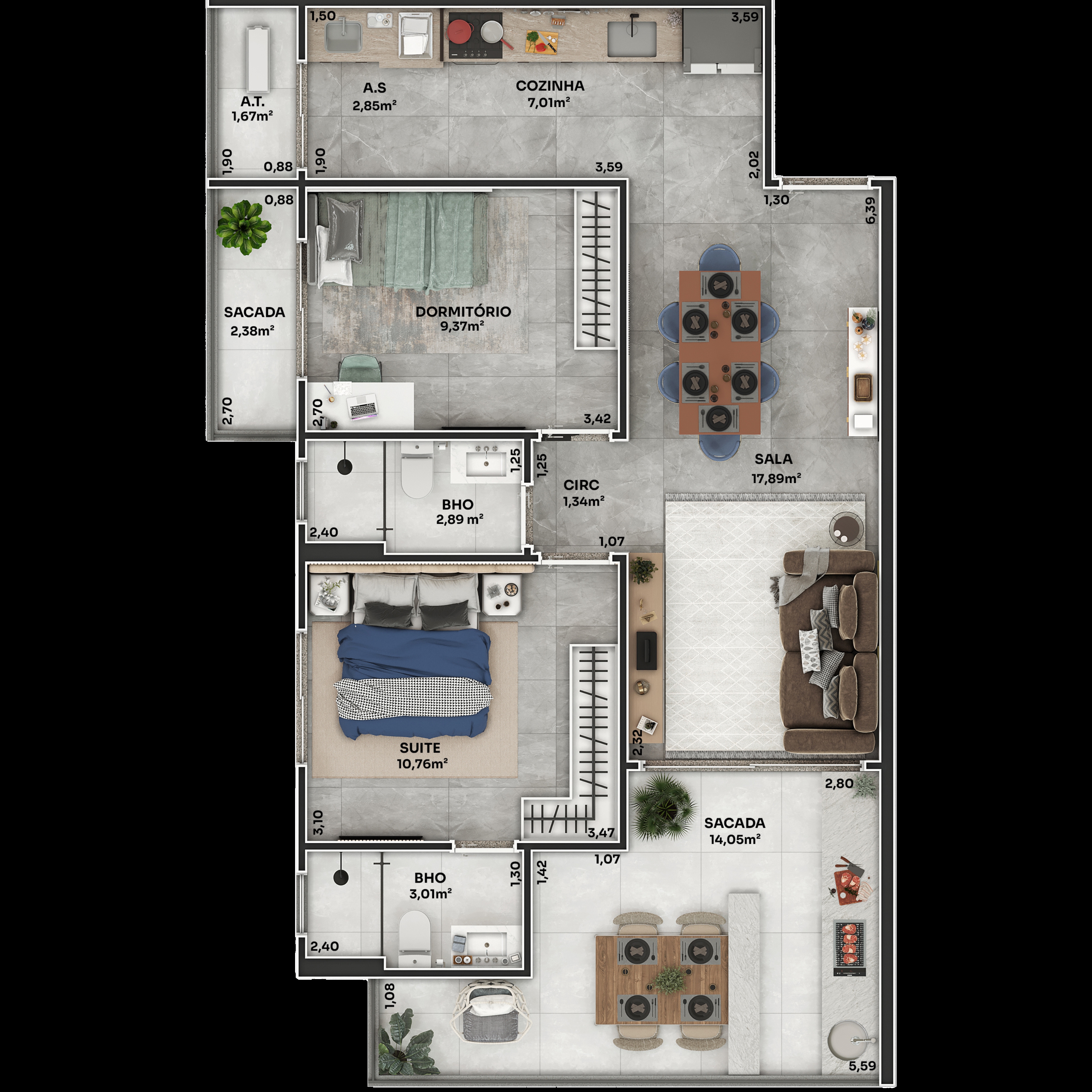 Imagem Apartamento com 3 Quartos à Venda, 105 m² em Boqueirão - Praia Grande Imagem Apartamento com 3 Quartos à Venda, 105 m² em Boqueirão - Praia Grande