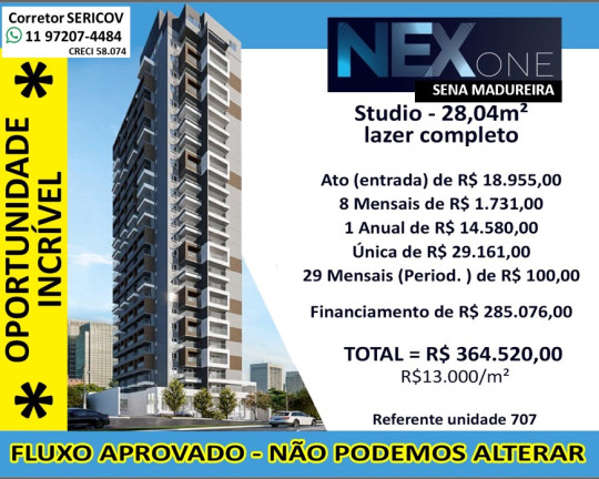 Imagem Apartamento com 1 Quarto à Venda, 28 m² em Vila Clementino - São Paulo