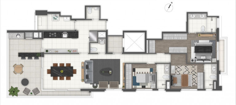 Imagem Apartamento com 3 Quartos à Venda, 147 m² em Vila Mascote - São Paulo