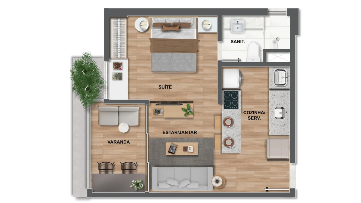 Imagem Apartamento com 1 Quarto à Venda, 23 m²em Rio Vermelho - Salvador Imagem Apartamento com 1 Quarto à Venda, 23 m²em Rio Vermelho - Salvador