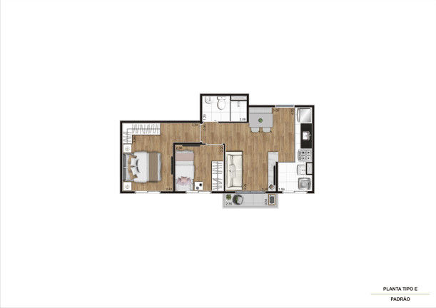 Imagem Apartamento com 2 Quartos à Venda, 38 m² em Jaguaré - São Paulo