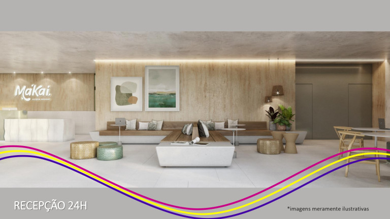 Imagem Apartamento com 1 Quarto à Venda, 28 m² em Praia de Muro Alto - Ipojuca
