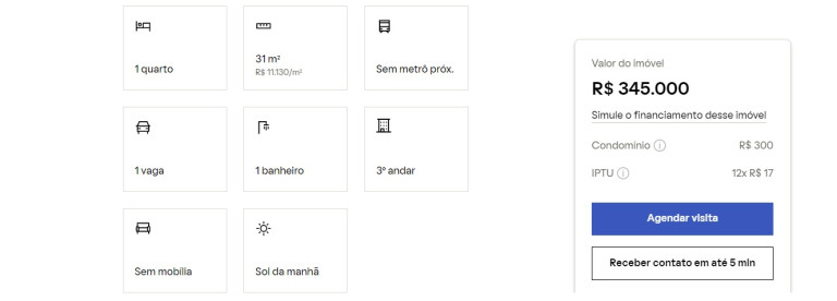 Imagem Studio com 1 Quarto à Venda, 31 m² em Santana - São Paulo Imagem Studio com 1 Quarto à Venda, 31 m² em Santana - São Paulo