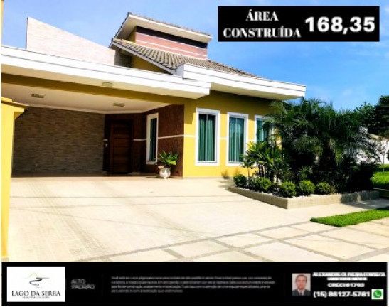 Casa de Condomínio com 3 Quartos à Venda, 168 m² em Jardim Garret - Araçoiaba da Serra