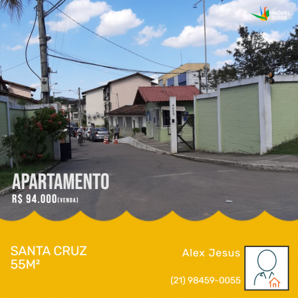Imagem Apartamento com 2 Quartos à Venda, em Santa Cruz - Rio de Janeiro Imagem Apartamento com 2 Quartos à Venda, em Santa Cruz - Rio de Janeiro