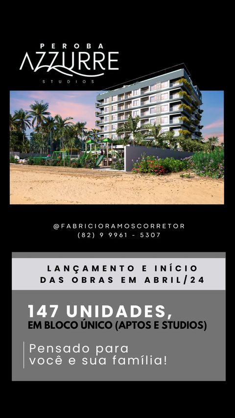 Imagem Studio à Venda, 29 m²em Praia de Peroba - Maragogi Imagem Studio à Venda, 29 m²em Praia de Peroba - Maragogi