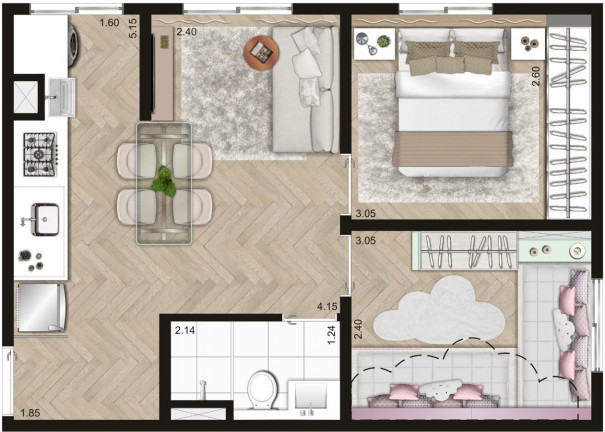 Imagem Apartamento com 2 Quartos à Venda, 40 m² em Jardim Santo Antônio - São Paulo Imagem Apartamento com 2 Quartos à Venda, 40 m² em Jardim Santo Antônio - São Paulo