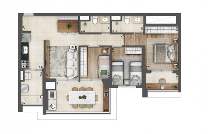 Imagem Apartamento com 3 Quartos à Venda, 84 m² em Brás - São Paulo Imagem Apartamento com 3 Quartos à Venda, 84 m² em Brás - São Paulo
