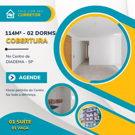 Cobertura com 2 Quartos à Venda, 114 m² em Centro - Diadema