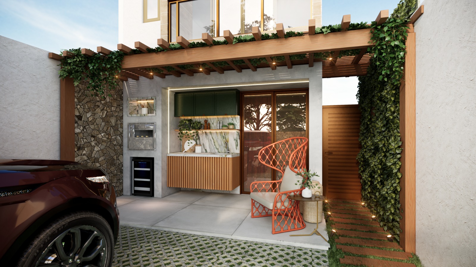 Imagem Casa de Condomínio com 2 Quartos à Venda, 85 m² em Cumbuco - Caucaia