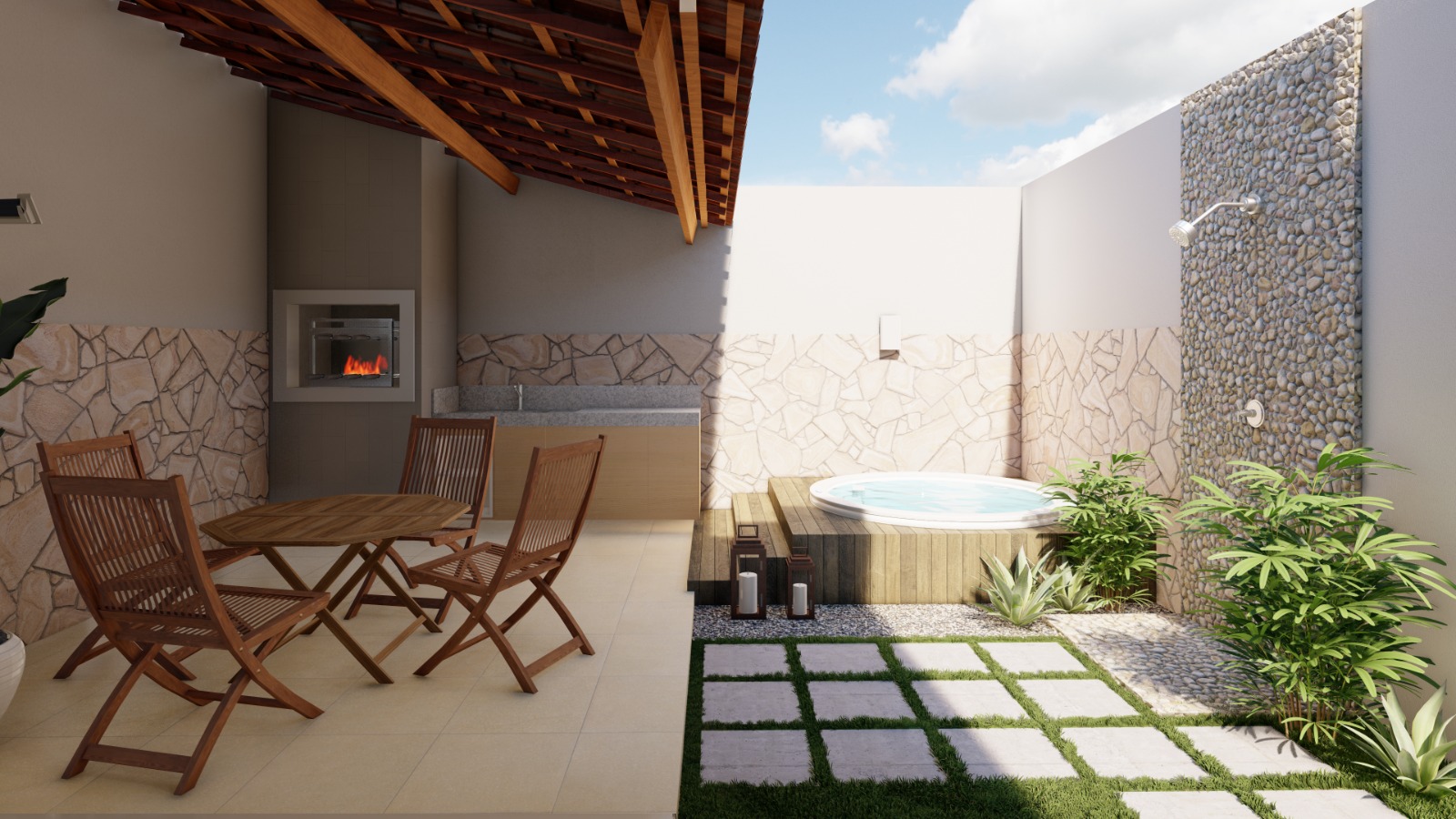 Imagem Casa com 3 Quartos à Venda, 107 m²em Jacunda - Aquiraz