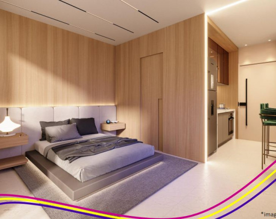 Imagem Apartamento com 1 Quarto à Venda, 29 m² em Praia de Muro Alto - Ipojuca