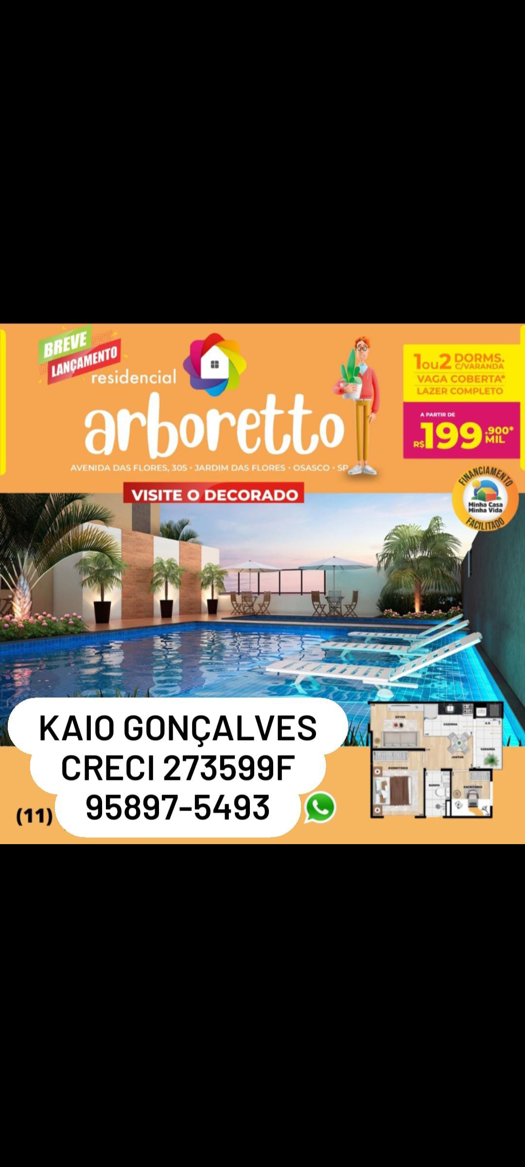 Imagem Apartamento com 1 Quarto à Venda, 33 m²em Jardim das Flores - Osasco