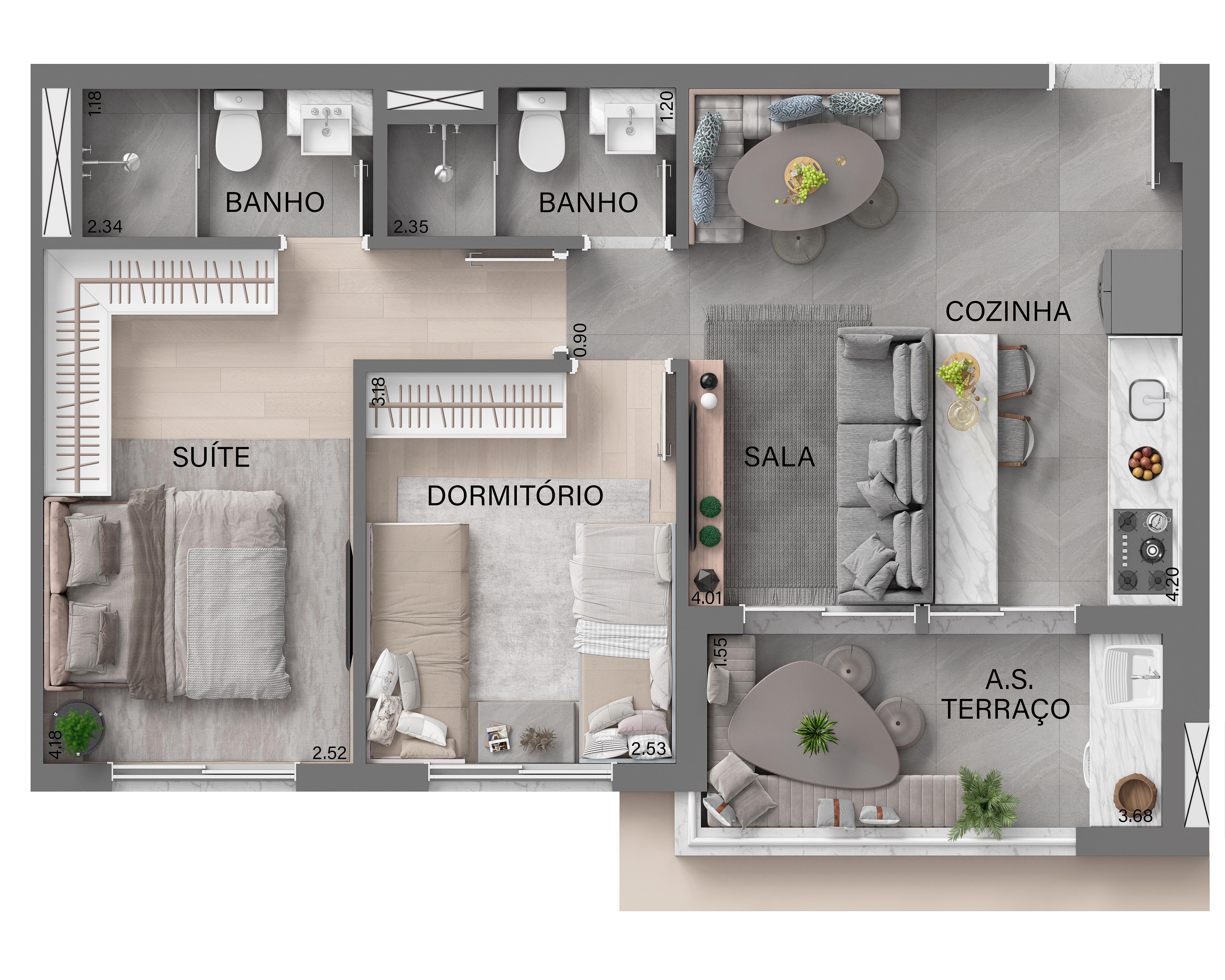 Imagem Apartamento com 2 Quartos à Venda, 57 m² em Nova Aldeinha/Aldeia - Barueri Imagem Apartamento com 2 Quartos à Venda, 57 m² em Nova Aldeinha/Aldeia - Barueri