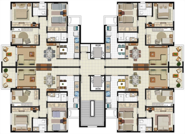 Imagem Apartamento com 3 Quartos à Venda, 77 m² em Aleixo - Manaus