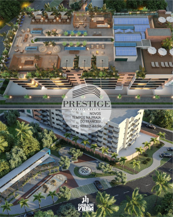 Imagem Apartamento com 1 Quarto à Venda, 46 m² em Praia do Francês - Marechal Deodoro