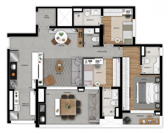 Imagem Apartamento com 3 Quartos à Venda, 118 m² em Vila Prudente - São Paulo Imagem Apartamento com 3 Quartos à Venda, 118 m² em Vila Prudente - São Paulo