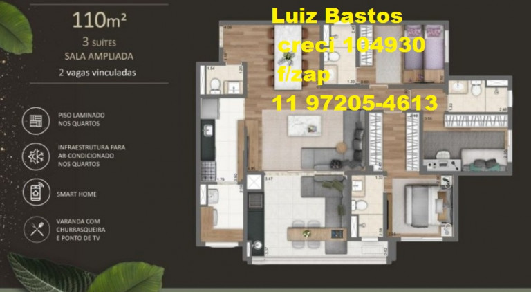 Imagem Apartamento com 3 Quartos à Venda, 84 m² em Parque São Jorge - São Paulo