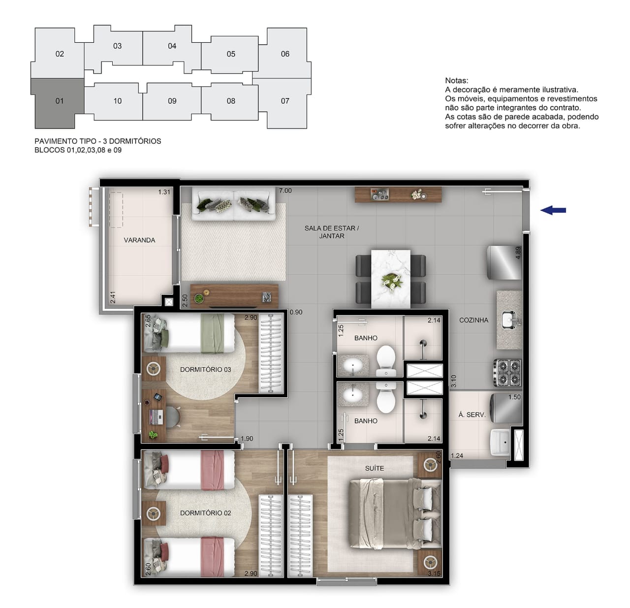 Imagem Apartamento com 3 Quartos à Venda, 65 m² em Recreio dos Bandeirantes - Rio de Janeiro