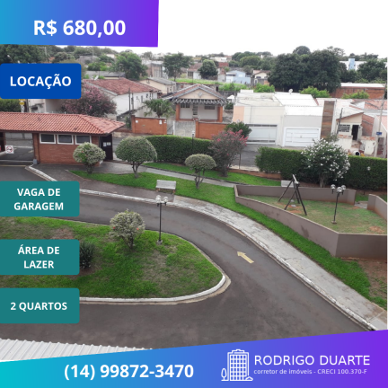 Imagem Apartamento com 2 Quartos para Alugar, 65 m² em Jardim Bom Samaritano - Bauru