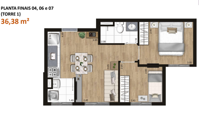 Imagem Apartamento com 2 Quartos à Venda, 42 m² em Vila Albertina - São Paulo