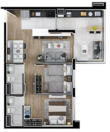 Imagem Apartamento com 2 Quartos à Venda, 66 m² em Paraíso - São Paulo Imagem Apartamento com 2 Quartos à Venda, 66 m² em Paraíso - São Paulo