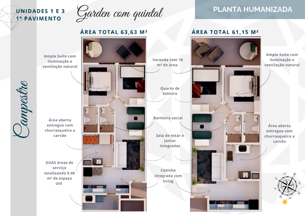 Imagem Apartamento com 2 Quartos à Venda,  em Campestre - Santo André
