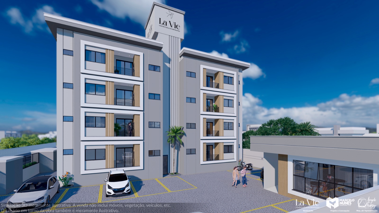 Imagem Apartamento com 2 Quartos à Venda, 53 m²em Areias - Tijucas